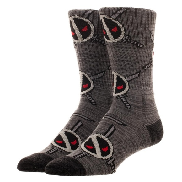 Bioworld Other - Deadpool X-Force Sword Logo Men's Crew Socks NEW